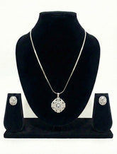 Imperial Sparkle American Diamond Pendant Set