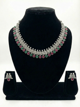 Naqsh-E-Panna Oxidised Necklace Set