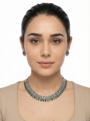 Emera Teardrop Heritage Necklace Set