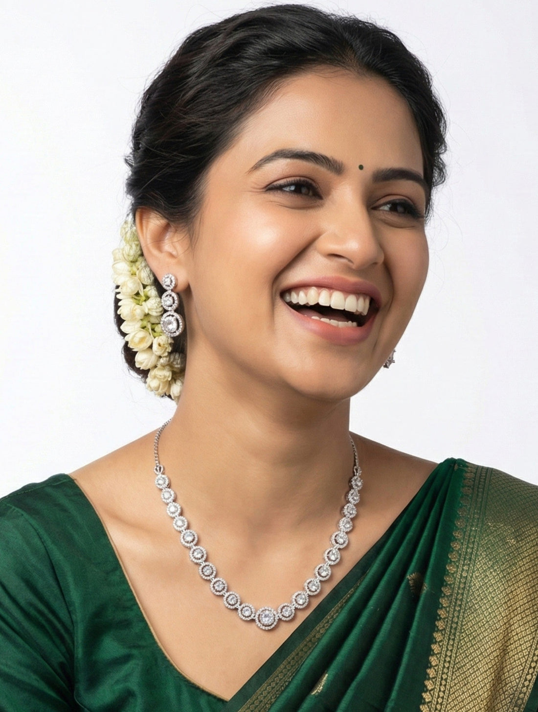 American Diamond Necklace Set